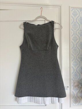 Zara Tweed Grey // Gray Mini Dress